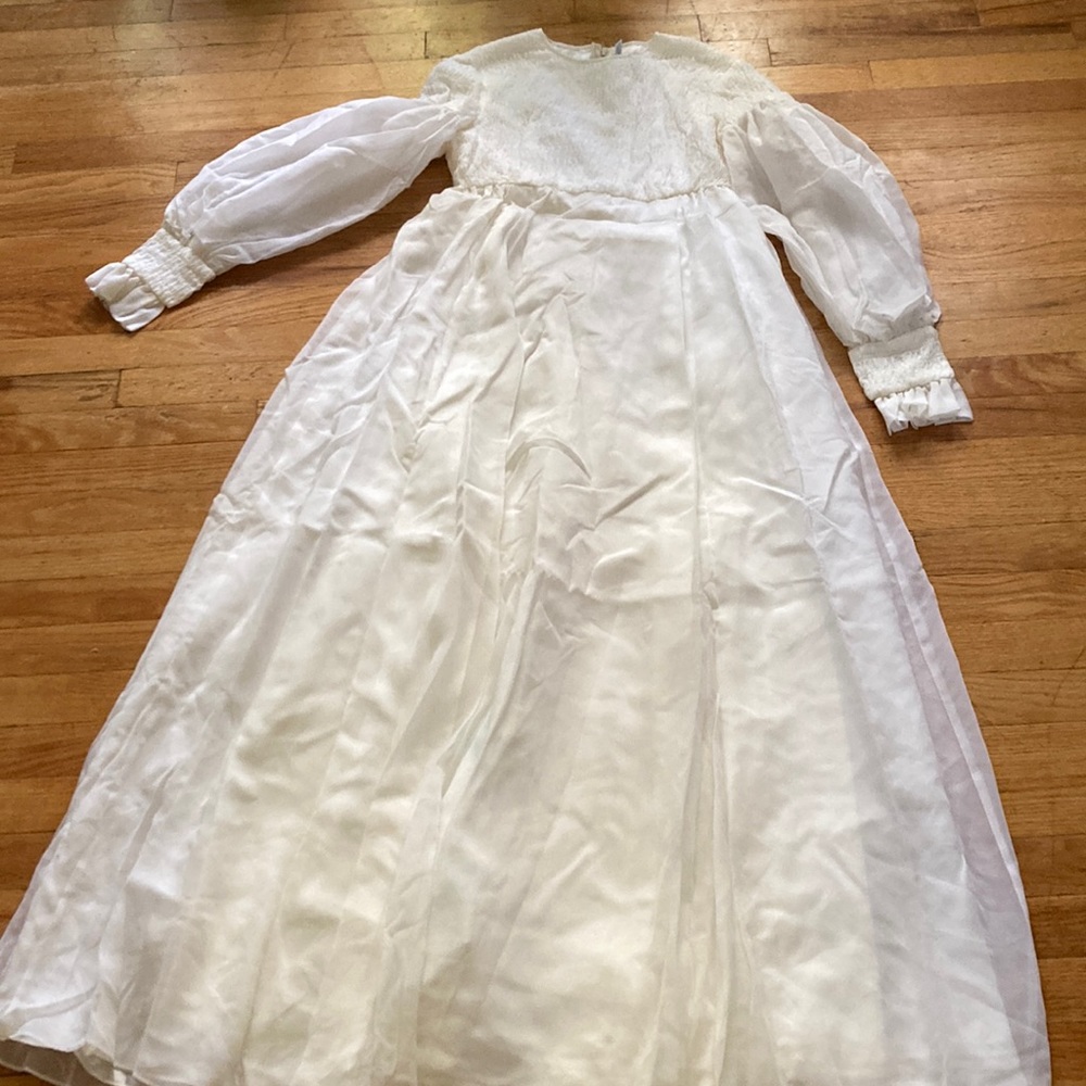 Vintage Emma Domb Wedding Dress and Veil
